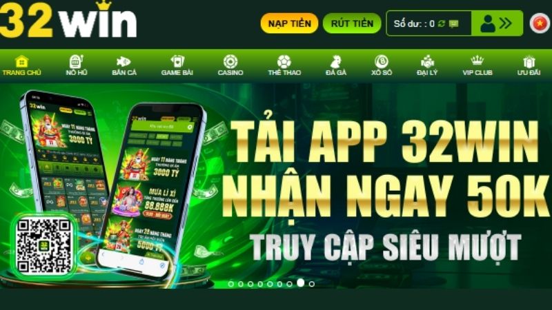 Tải App 32Win: Trải Nghiệm Cá Cược Mượt Mà Trên Điện Thoại Thông Minh